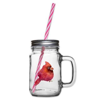 Süsser Vogel - Henkelglas mit Schraubdeckel - Klar - Rechts