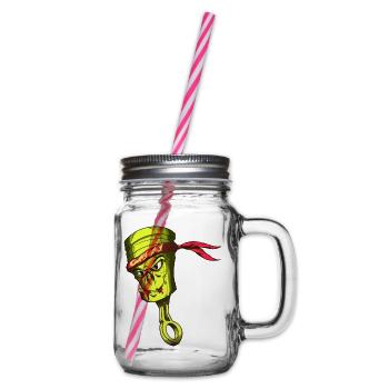 GROMPY GROMSPiRACY - Henkelglas mit Schraubdeckel - Klar - Rechts