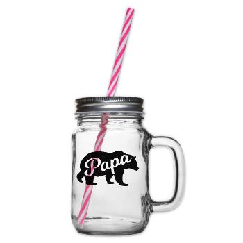 Père Ours – Cadeau pour les pères - Bocal à boisson - transparent - Droite