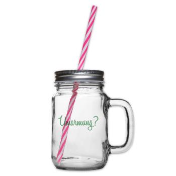 Umarmung? - Henkelglas mit Schraubdeckel - Klar - Rechts