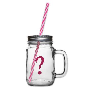 Fragezeichen - Henkelglas mit Schraubdeckel - Klar - Rechts