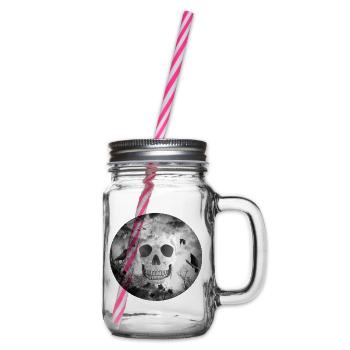 Gothic black dark GOTH - Henkelglas mit Schraubdeckel - Klar - Rechts