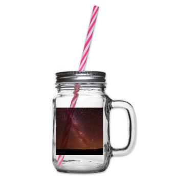 Sternenhimmel Vergleichsbild - Henkelglas mit Schraubdeckel - Klar - Rechts