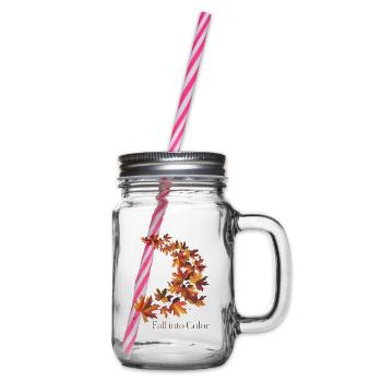 Fall Into Color - Glass jar with handle and screw cap - clear - Right