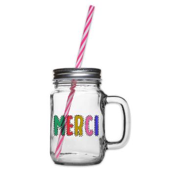 MERCI. MAÎTRESSE. MAÎTRE. MERCI MAÎTRESSE - Bocal à boisson - transparent - Droite
