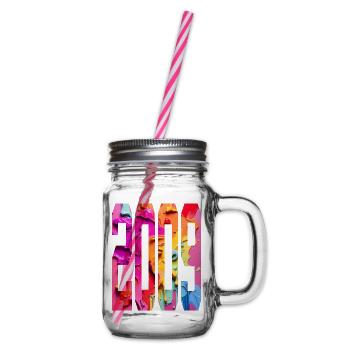BUNT 17TH BIRTHDAY 2009 - Glass jar with handle and screw cap - clear - Right
