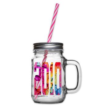 BUNT 16TH BIRTHDAY 2010 - Glass jar with handle and screw cap - clear - Right