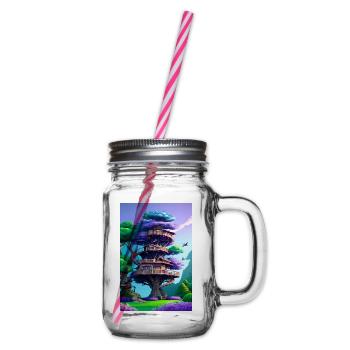 Treehouse Purple - Henkelglas mit Schraubdeckel - Klar - Rechts