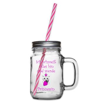 Prinzessin - Henkelglas mit Schraubdeckel - Klar - Rechts
