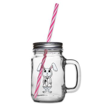 Lapin médecin médecin infirmière vétérinaire - Bocal à boisson - transparent - Droite