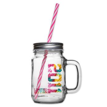 15TH BIRTHDAY LIMITED EDITION 2011 - Glass jar with handle and screw cap - clear - Right