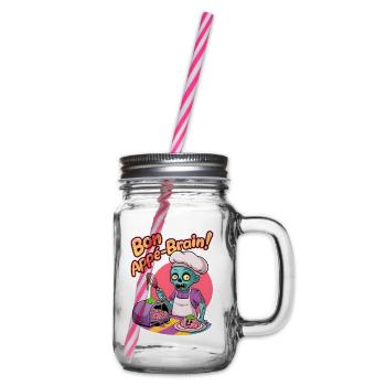 Bon Appé-cerveau ! - Bocal à boisson - transparent - Droite