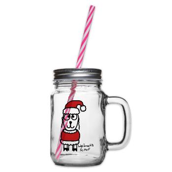 Weihnachts ScHoF - Henkelglas mit Schraubdeckel - Klar - Rechts