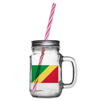 Demokratische Republik Kongo - Henkelglas mit Schraubdeckel - Klar - Rechts