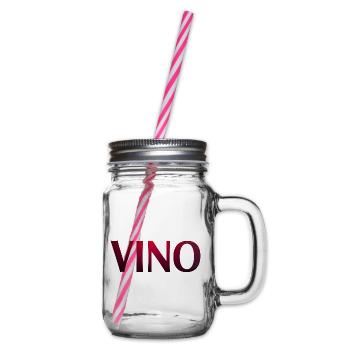 VINO - Henkelglas mit Schraubdeckel - Klar - Rechts