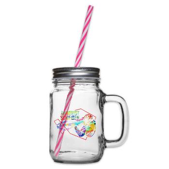 Präziser Armbrustschütze Mittelalter - Henkelglas mit Schraubdeckel - Klar - Rechts