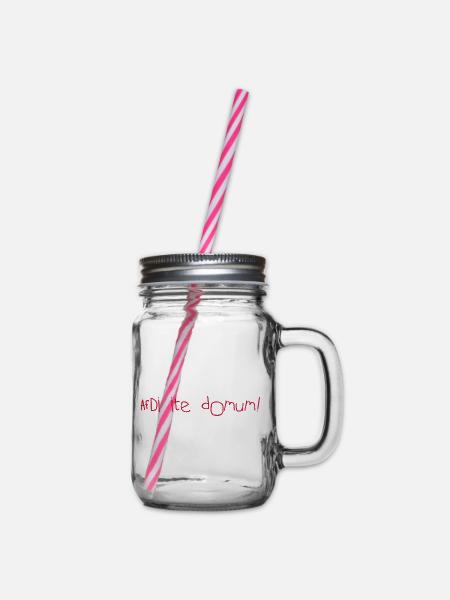 AFD - Henkelglas mit Schraubdeckel - Klar