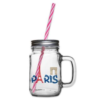 PARIS - Henkelglas mit Schraubdeckel - Klar - Rechts