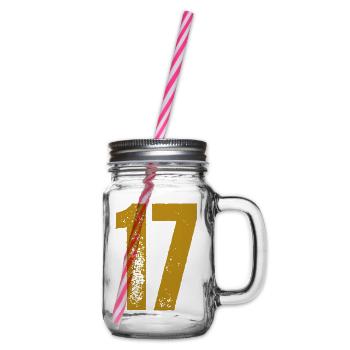 17 - Henkelglas mit Schraubdeckel - Klar - Rechts