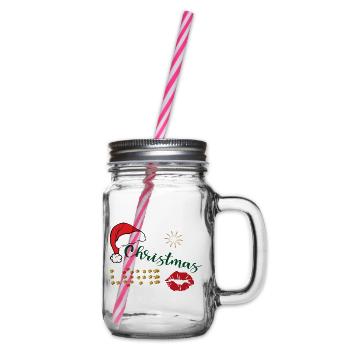 Weihnachten - Henkelglas mit Schraubdeckel - Klar - Rechts