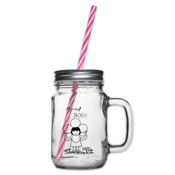 Let yourself BLOOM - Henkelglas mit Schraubdeckel - Klar - Rechts