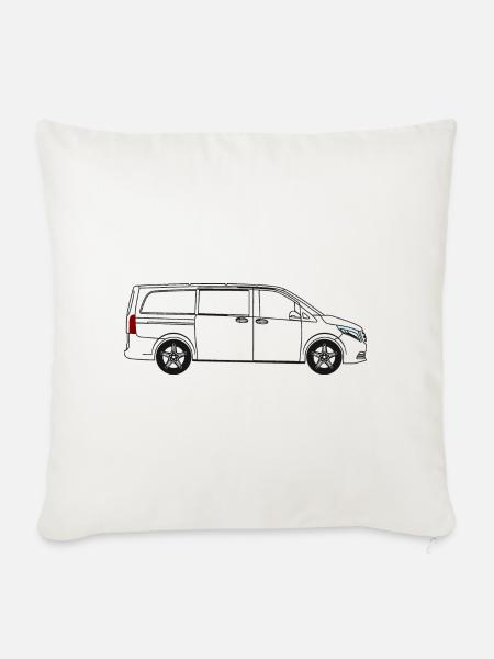 Vito W447 amg line - Sofakissen mit Füllung 45 x 45 cm - Naturweiß