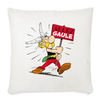 Asterix - Auf nach Gallien! - Sofakissen mit Füllung 45 x 45 cm - Naturweiß  - Vorne