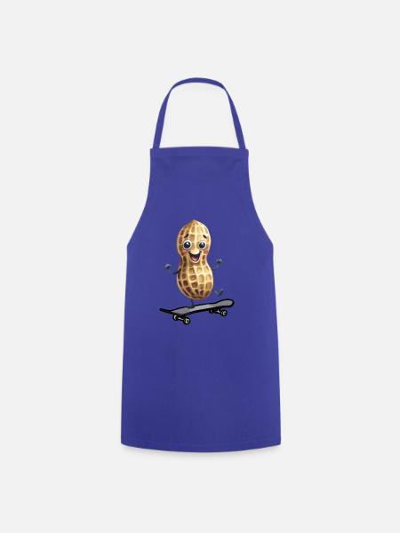 Peanut Peanuts Skater Skate Skateboard Enfants - Tablier de cuisine - bleu royal