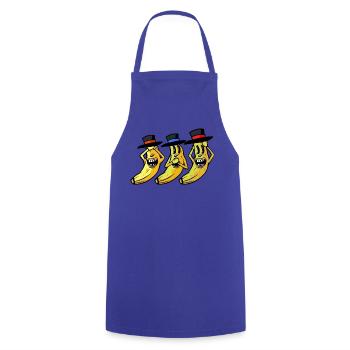 Banane lustig witzig spaßig Bananen Obst Frucht - Kochschürze - Royalblau - Vorne - AI Model Male 185 dark (185cm)