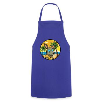 Aardvark Funny Cartoon Lunettes de soleil de plage d’été - Tablier de cuisine - bleu royal - Devant - AI Model Male 185 dark (185cm)