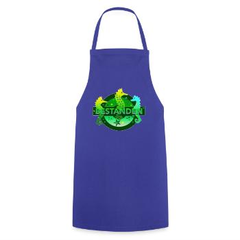 bestanden Seepferdchen Schwimmabzeichen Prüfung - Kochschürze - Royalblau - Vorne - AI Model Male 185 dark (185cm)
