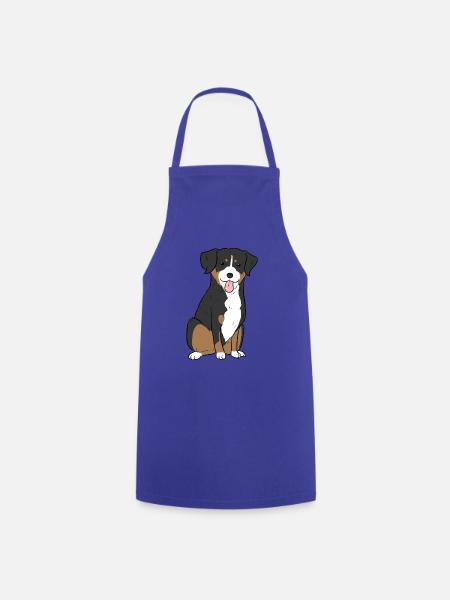 Appenzell Dog - Kochschürze - Royalblau