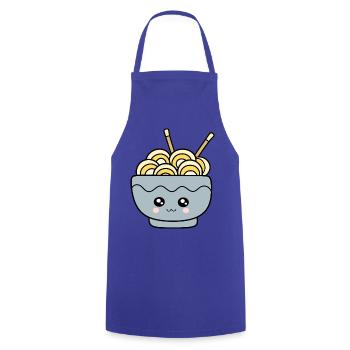 Ramen Nudeln Japan Küche - Kochschürze - Royalblau - Vorne - AI Model Male 185 dark (185cm)