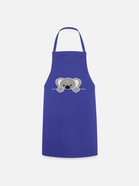 Lustiger Koala lugte heraus - Kochschürze - Royalblau