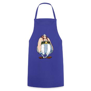 Asterix Obelix Hände In Den Taschen - Kochschürze - Royalblau - Vorne - AI Model Male 185 dark (185cm)