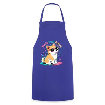 Corgi-Modus Cool Active - Kochschürze - Royalblau - Vorne - AI Model Male 185 dark (185cm)