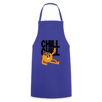 Cooles Chill Motiv mit Sonnenbrille Peace Design - Kochschürze - Royalblau - Vorne - AI Model Male 185 dark (185cm)