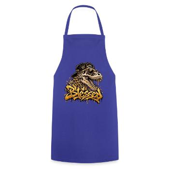 Blessed - Kochschürze - Royalblau - Vorne - AI Model Male 185 dark (185cm)