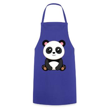 Süßer Baby-Panda - Kochschürze - Royalblau - Vorne - AI Model Male 185 dark (185cm)