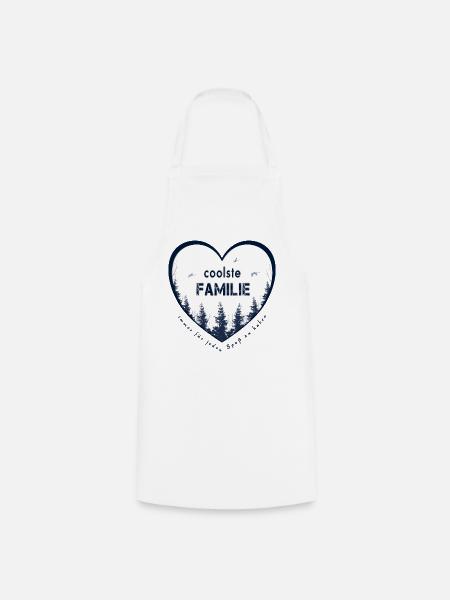 coolste Familie - Kochschürze - Weiß