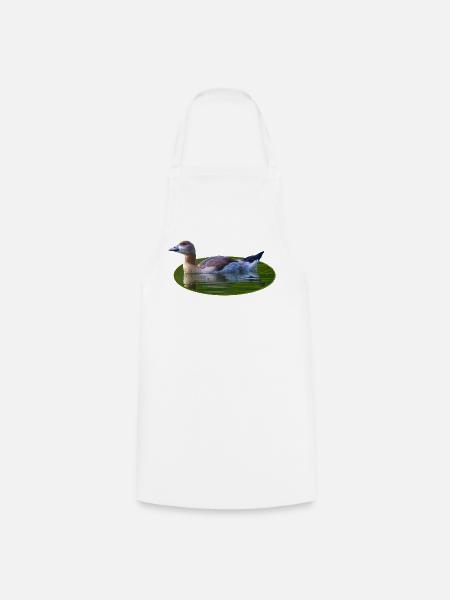 Nilgans Gans Küken - Kochschürze - Weiß