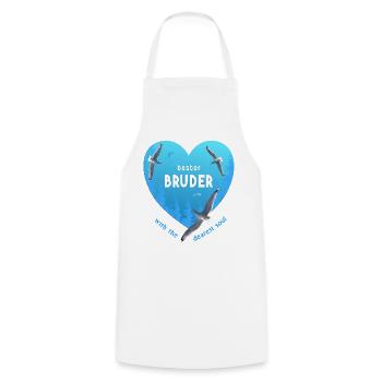 bester Bruder - Kochschürze - Weiß - Vorne - AI Model Male 185 dark (185cm)