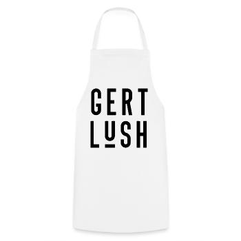 Bristol Dialect Gert Lush - Cooking Apron - white - Front - AI Model Male 185 dark (185cm)