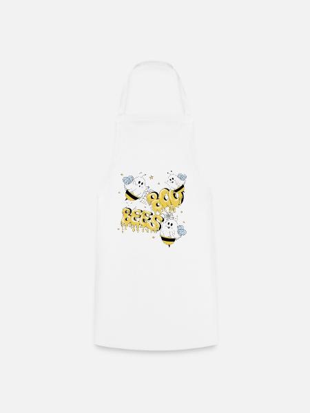 Boo Bees - Kochschürze - Weiß