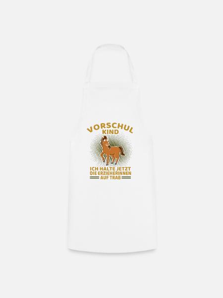 Vorschulkind Vorschule - Kochschürze - Weiß
