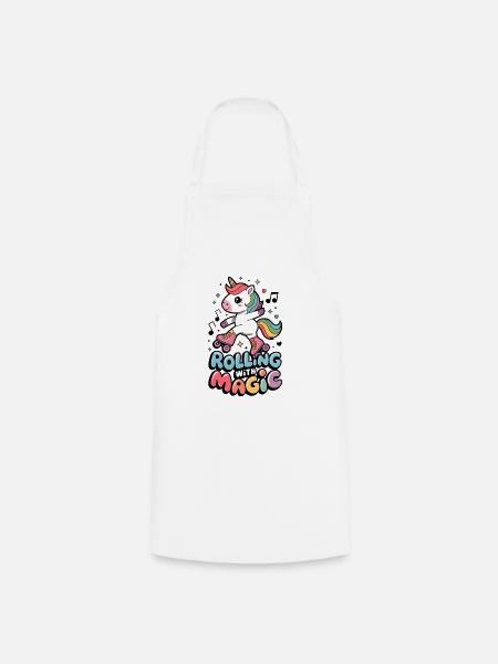Rouler avec magie - Tablier de cuisine - blanc