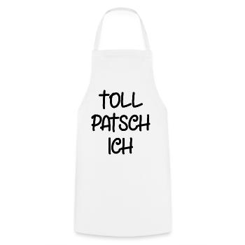 Tollpatsch Ich tollpatschig lustig tollpatschich - Kochschürze - Weiß - Vorne - AI Model Male 185 dark (185cm)