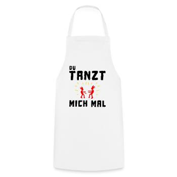 du tanzt mich mal - Kochschürze - Weiß - Vorne - AI Model Male 185 dark (185cm)