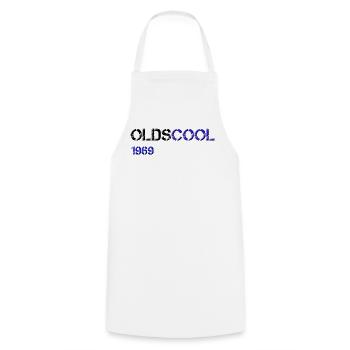 1969 olds cool - Tablier de cuisine - blanc - Devant - AI Model Male 185 dark (185cm)