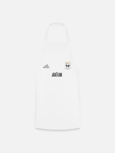 JGA - Trikot - JGA TEAM - Dunkle Schrift - Kochschürze - Weiß